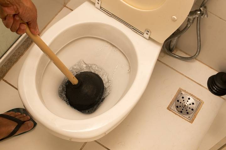 If the toilet smells like sewer, there may be leaking from underneath.